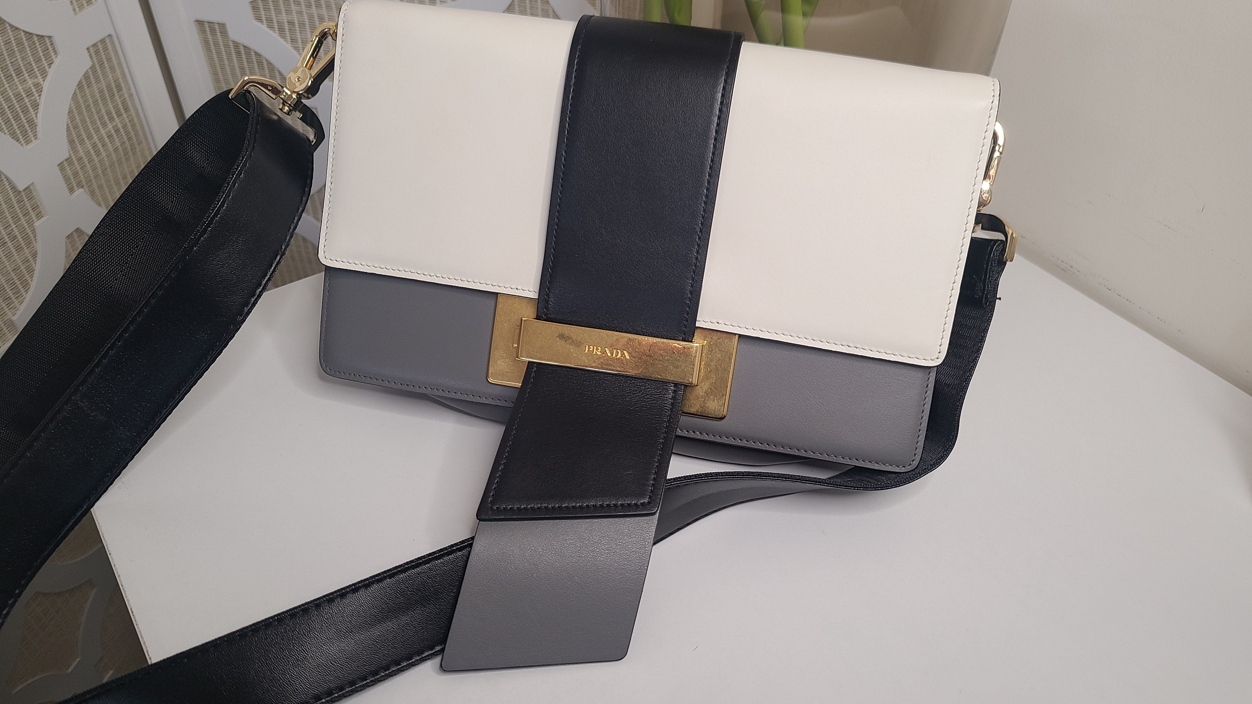 Prada shop ribbon bag